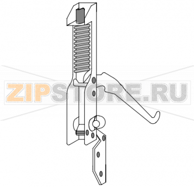 Right-hand hinge Garbin 43 MX   Right-hand hinge Garbin 43 MXЗапчасть на сборочном чертеже под номером:&nbsp;CER43