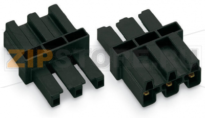 Intermediate coupler; 3-pole; Cod. A; for sockets and plugs; white Wago 770-653 Protected against mismating and maintenance-freeAdditional variable coding is possible....