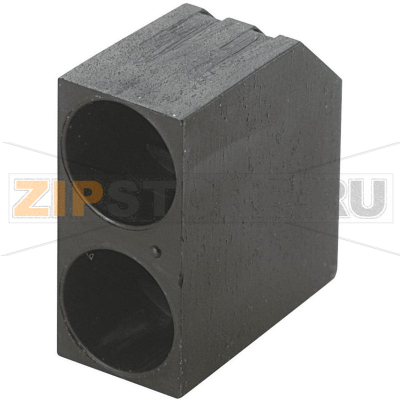 Держатель светодиода двухместный, 5 мм, чёрный, 1 шт KSS PLD2-5C 