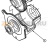Корпус муфты риббона Datamax A-4310 Mark II RH