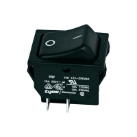 Переключатель клавишный 250 В/AC, 10 А, 2 x вкл/выкл, 1 шт TE Connectivity 1634201-2