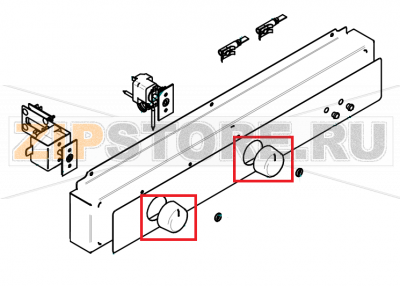 Manopola nera ø 43 mm Tecnoeka EKF 423  Manopola nera ø 43 mm Tecnoeka EKF 423Запчасть на сборочном чертеже под номером: 00002770Название запчасти на английском языке:&nbsp;Manopola nera ø 43 mm Tecnoeka EKF 423