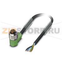 Кабель для датчика / исполнительного элемента Phoenix Contact SAC-5P- 2,0-PUR/M12FR