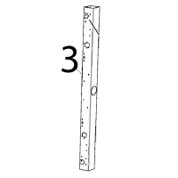 Colonnina DX porta Unox XBC 615EG