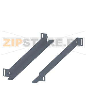 SIVACON, slide rail, for 19&quot; Fixed mounting, T: 600 mm, zinc-plated Siemens 8MF1006-2HG12 