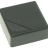 TASTO QUADRATO NERO 23x23 mm - TASTO QUADRATO NERO 23x23 mm