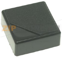 TASTO QUADRATO NERO 23x23 mm