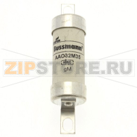 Предохранитель, 32 A, AC 500 В, 80 кА, BS88/A2, 22x85 мм, gM, BS Eaton 32M35 500V AC BS88 FUSE