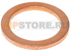 МЕДНАЯ ПЛОСКАЯ ПРОКЛАДКА Ø 18X12,5X1,5 
