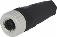 Разъем M12, 4 контакта Hirschmann ELKA 4012 PG7 BLACK