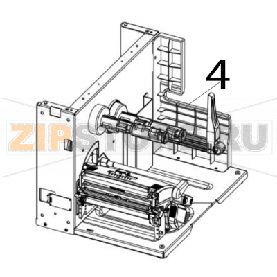 Lower media cover TSC ML340 Lower media cover TSC ML340Запчасть на деталировке под номером: 4