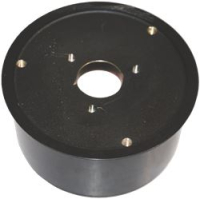 POT BRULEUR CHROME NOIR