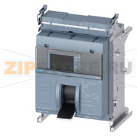 draw-out molded case circuit breaker w. handle without guide frame frame 1600; 4AUX and trip alarm switch S24; Icu "C" Icu=110kA @ 415V, 3-pole ETU660, LSIG, In=1000A display, meas., comm. function Ir=400...1000A Isd=0.6...10xIn, Ii=1.5...15xIn N conducto