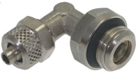 ФИТИНГ КОЛЕНЧАТЫЙ 1/4"M Ø 6/4 НИКЕЛЬ