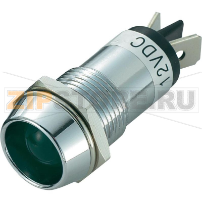 Лампа светодиодная 12 В/DC, сигнальная, зеленая, 1 шт SCI R9-86L-01-WG 