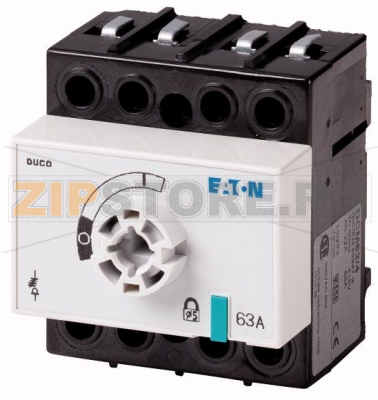 Разъединитель силовой, DCM, 63 A, 4-полюсн Eaton DCM-63/4-SK+FM 