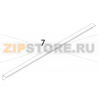 Fastening bracket profile Fagor AD-64 Fastening bracket profile Fagor AD-64Запчасть на деталировке под номером: 7Название запчасти Fagor на английском языке: Fastening bracket profile AD-64.