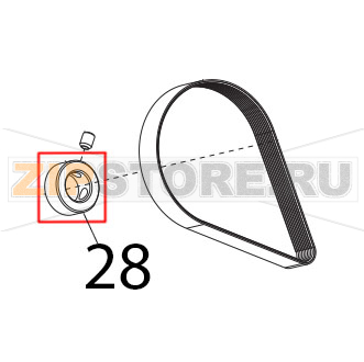 Anello porta micro Sirman Palladio 300 Anello porta micro Sirman Palladio 300Запчасть на деталировке под номером: 28