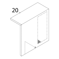 Control box cover Hoshizaki IM-65NE-25