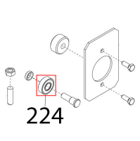 Cuscinetto carr. 6000, 2RS, R11 Sirman Palladio 350