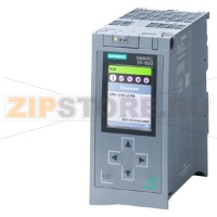 SIMATIC S7-1500T, CPU 1515T-2 PN, Central processing unit with work memory 750 KB for program and 3 MB for data, 1st interface: PROFINET IRT with 2-port switch, 2nd interface, Ethernet, 30 ns bit performance, SIMATIC Memory Card required Siemens 6ES7515-2