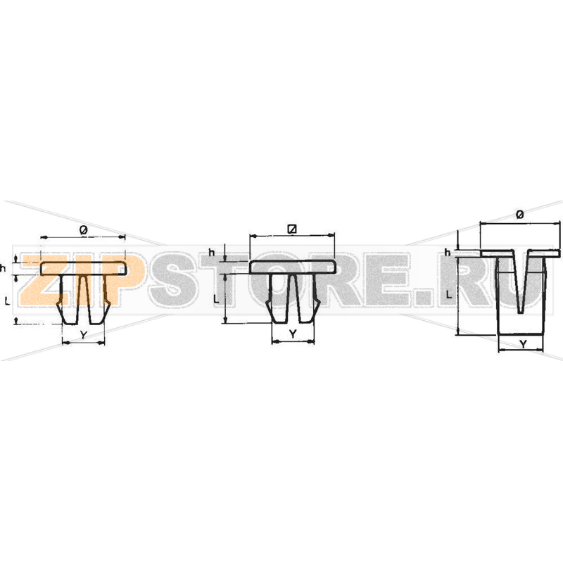 Гайка разогнутая PB Fastener 317-1994-000 