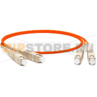 патч-корд волоконно-оптический (шнур) MM 50/125, SC-SC, 2.0 мм, duplex, LSZH, 2 м