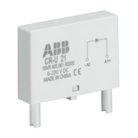Модуль CR-U 61D: защита от перенапряжений и красная индикация ABB 1SVR405665R4000