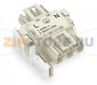 Т-образный соединитель Linect®; 3-пол.; Код. A; 1 вход; 2 вывода; белые Wago 770-6223 Protected against mismating and maintenance-freeAdditional variable coding is possible....