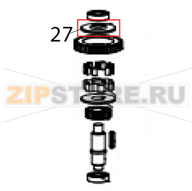 Ratchet cover plate Hurakan HKN-20SN2V Ratchet cover plate Hurakan HKN-20SN2VЗапчасть на деталировке под номером: 27