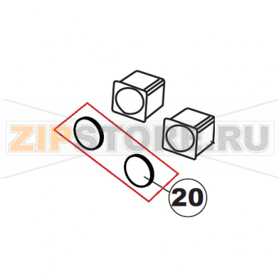 Key, Emboss. Grey Series D25 Apach AC800       Key, Emboss. Grey Series D25 Apach AC800Запчасть на сборочном чертеже под номером: 20Название запчасти Apach на итальянском языке: Key, Emboss. Grey Series D25 Apach AC800