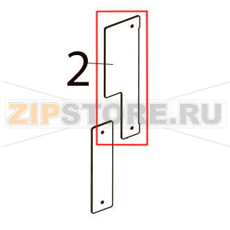 Blind plate Toshiba TEC B-SX5T-TS12/22-QQ-US Blind plate Toshiba TEC B-SX5T-TS12/22-QQ-USЗапчасть на деталировке под номером: 2