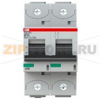 Выключатель автоматический двухполюсный, S802PV-SP32 ABB 2CCF019602R0001