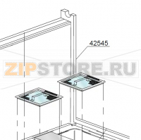 Right guide rail support DIHR DW014