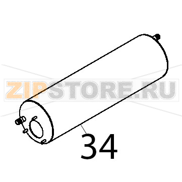 Boiler inox tondo lavastoviglie Teikos TS601 Boiler inox tondo lavastoviglie Teikos TS601Запчасть на деталировке под номером: 34