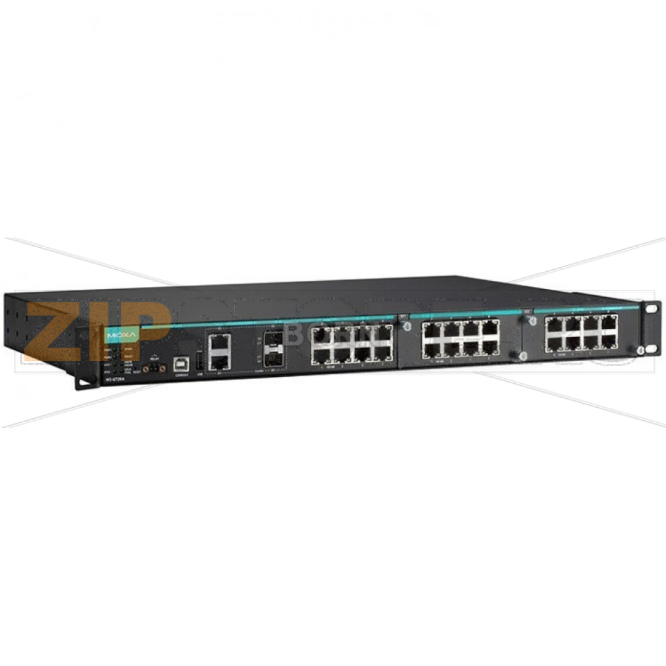 Коммутатор модульный MOXA IKS-6726A-2GTXSFP-HV-HV-T 