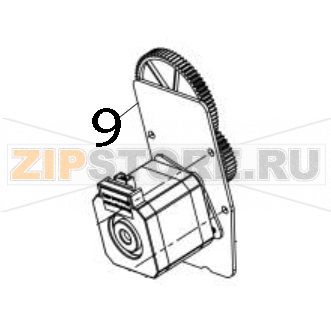 Мотор шаговый TSC MB340T Мотор шаговый TSC MB340TЗапчасть на деталировке под номером: 9