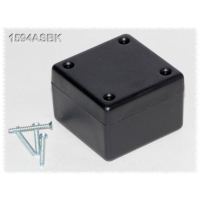 Корпус 56x56x40 мм, материал: пластик, черный, 1 шт Hammond 1594ASBK