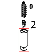 Piede 1" 3/4 inox Tecnoinox FR48FE7
