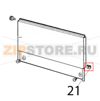 Clip Ugolini MT 3 Clip Ugolini MT 3Запчасть на деталировке под номером: 21