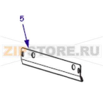Отрывная планка риббона Zebra S4M Отрывная планка риббона Zebra S4MЗапчасть на сборочном чертеже под номером: 5Количество запчастей в комплекте: 1Название запчасти Zebra на английском языке: Ribbon Strip Plate