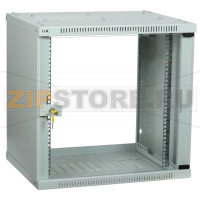 ITK Шкаф LINEA WE 9U 550x350мм дверь стекло серый