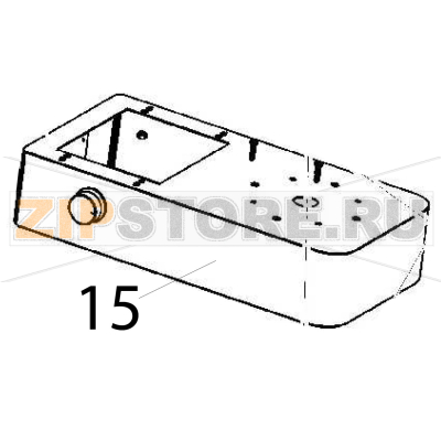 Base seat component Hurakan HKN-CL6 Base seat component Hurakan HKN-CL6Запчасть на деталировке под номером: 15