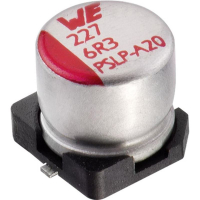 Конденсатор 10 мкФ, SMD, 10 В, 4х5.5 мм, 1 шт Würth Elektronik WCAP-PSLP