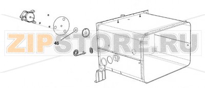 Прокладка вала двигателя Unox XFT 135 Оригинальное название запчасти: GN1135A - MOTOR SUPPORT SEALING Unox XFT 135 На деталировке запчасть Unox XFT 135 под номером: 46