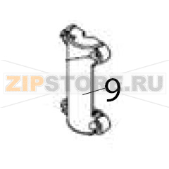Worm cover Hurakan HKN-ME709 Worm cover Hurakan HKN-ME709Запчасть на деталировке под номером: 9