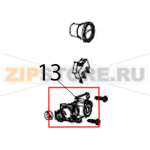Water inlet valve unit Hurakan HKN-ME717 Water inlet valve unit Hurakan HKN-ME717Запчасть на деталировке под номером: 13