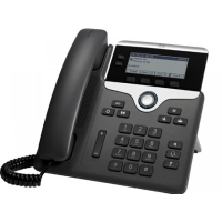 IP-телефон 110-240 В, 1xFE (PoE), 1 линия, SIP, 384x106 пкс, RJ-9 Cisco CP-7811-3PCC-K9