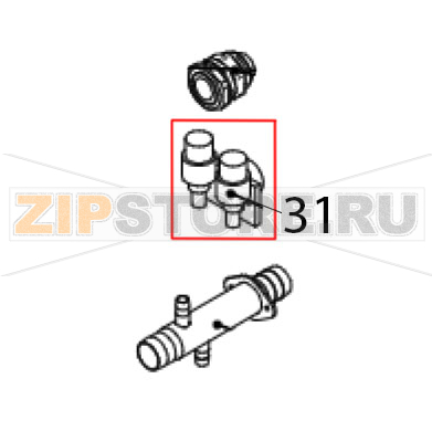 Клапан соленоидный V29 V=0.8 л/мин Abat ЛГ-90/30Г-01 Клапан соленоидный V29 V=0.8 л/мин Abat ЛГ-90/30Г-01Запчасть на деталировке под номером: 31