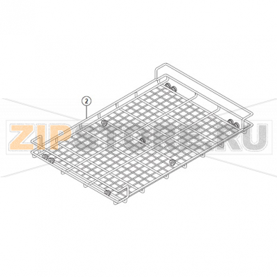 Universal rack Hobart UXT-10A                                                                            Universal rack Hobart UXT-10AЗапчасть на сборочном чертеже под номером: 2Название запчасти на немецком языке языке: Universal rack Hobart UXT-10A
